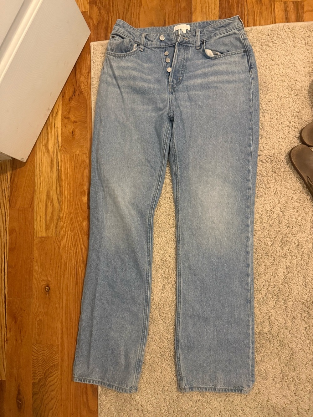 H&M Light Blue Straight-Leg Women's Jeans